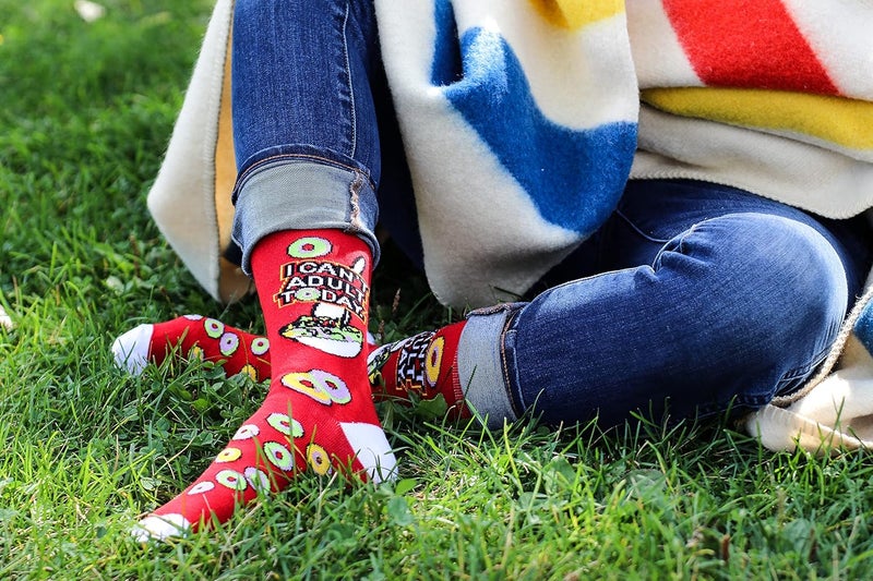 FUNATIC Store Funny and Crazy Socks with Sayings - Novelty Gifts for Men, Women, Teens - Image 3