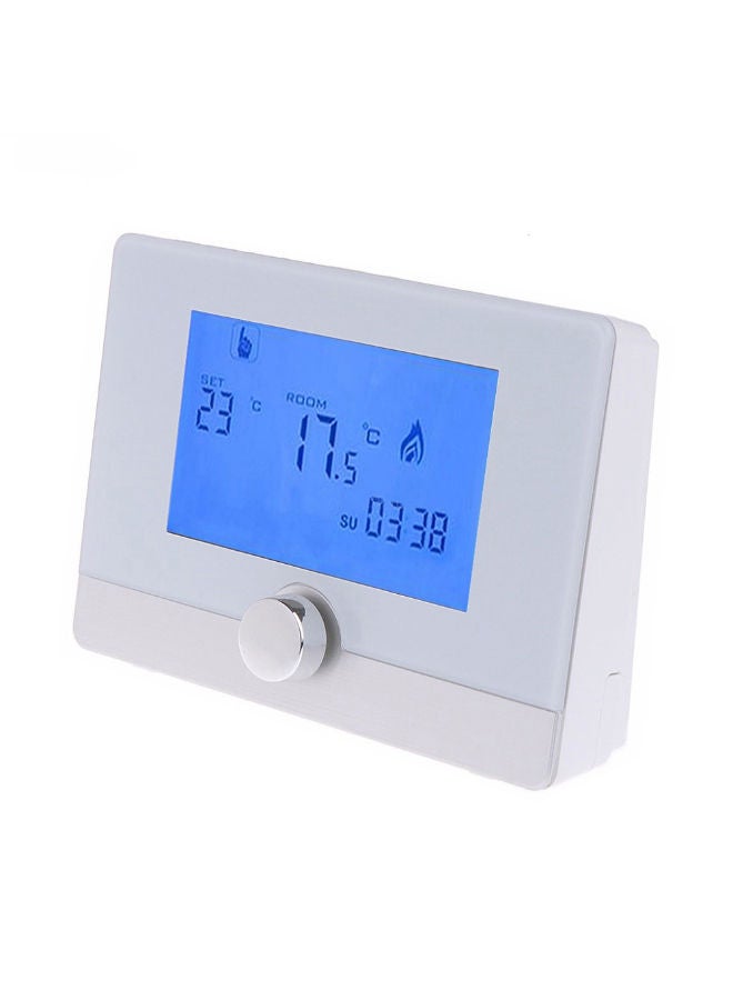 NIBEMINENT Dual Display LCD Room Temperature Controller White - Image 5