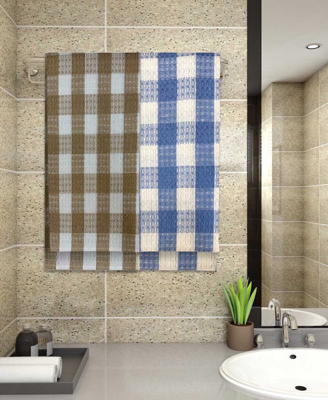 Athom Trendz Presents Athom Living Woven Light Weight Bath Towels, Made up Cotton, Soft & Skin Friendy, Water Absorbent and Dries Quickly, Ideal for Travel Usage. - Image 2