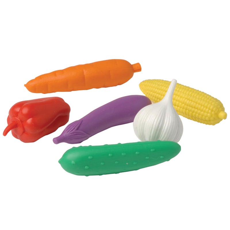 Constructive Playthings Vegetable Counters Classify Count 144Piece MontessoriInspired Math Manipulatives Set with 6 Colors Vegetable Types for Ages 3 - Image 3