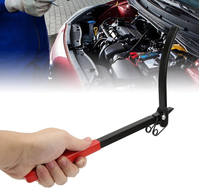 Flywheel Turner Universal High Hardness Portable Metal Flywheel Turning Tool, Flywheel Holder Wrench with Spring Tension Hook Tip, Lightweight Turning Tool for Vehicles Clutches Ge - Image 2