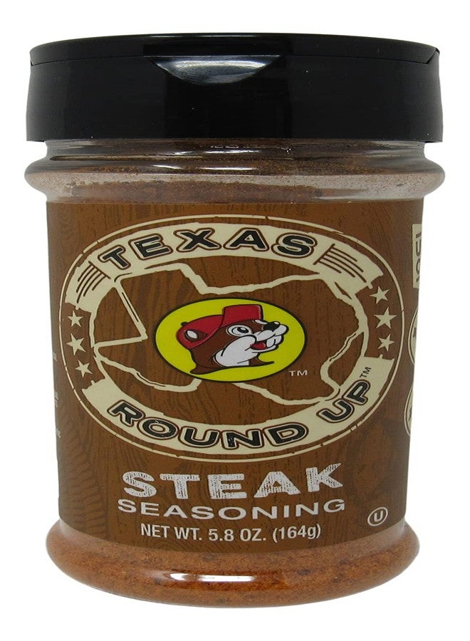 Buc-ee's توابل ستيك تكساس راوند أب من بوكيز، خالية من الغلوتين، زجاجة واحدة سعة 5.8 أونصة - Image 1