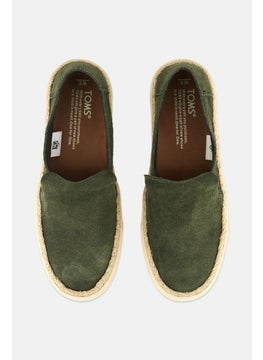 TOMS Women Sunset Suede Slip On Casual Shoes, Olive  - Image 2