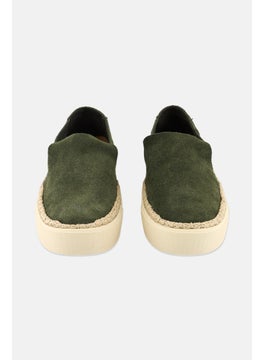TOMS Women Sunset Suede Slip On Casual Shoes, Olive  - Image 4
