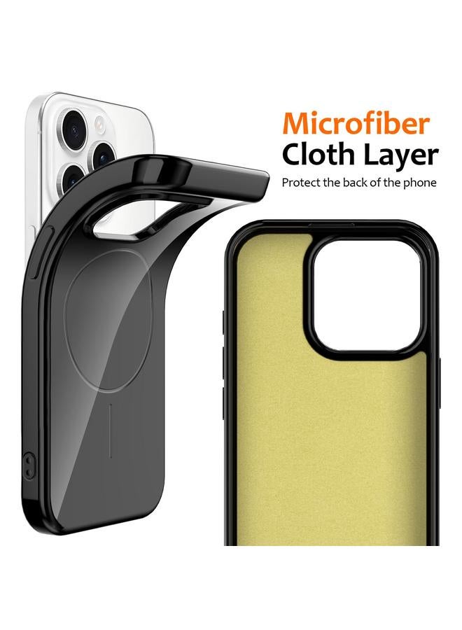 S-TOP Case For iPhone 15 Pro Max Glossy TPU Shockproof MagSafe Phone Case with Lanyard - Image 5