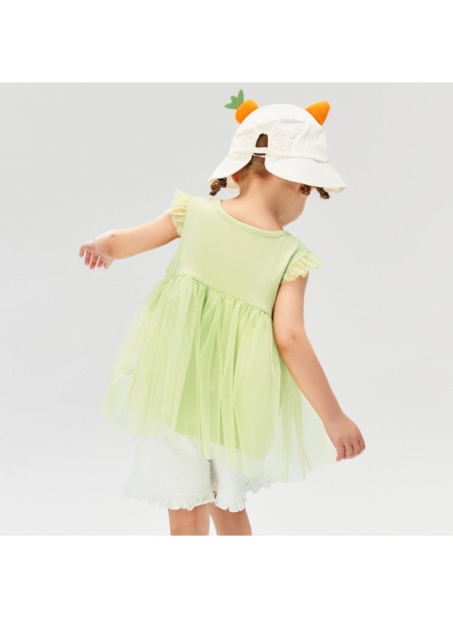 peppa Pig Summer Girls' Lightweight Skin-friendly Breathable Casual Set - Image 5