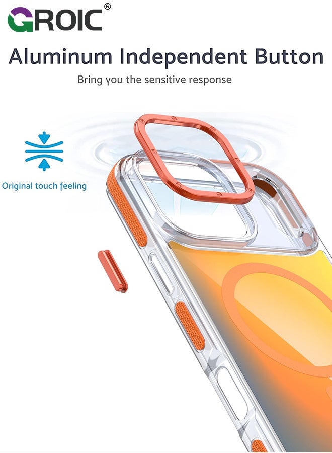 GROIC iPhone 17 Pro Case,iPhone 17 Pro Magnetic Case with MagSafe, Full Lens Protection,Case for iPhone 17 Pro,Shockproof Phone Cover for iPhone 17 Pro 6.3'',iPhone 17 Pro Phone Shell - Image 2