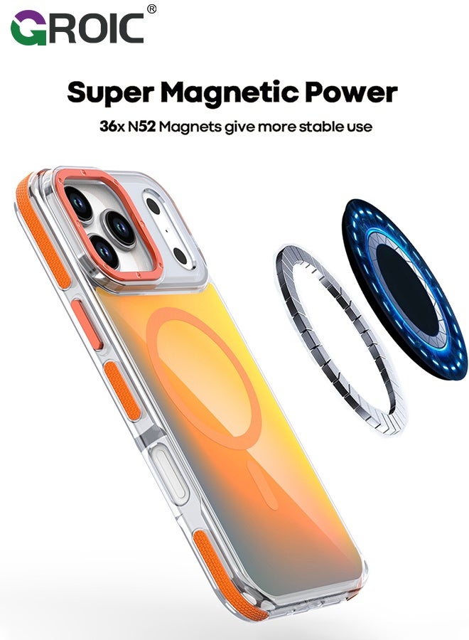 GROIC iPhone 17 Pro Case,iPhone 17 Pro Magnetic Case with MagSafe, Full Lens Protection,Case for iPhone 17 Pro,Shockproof Phone Cover for iPhone 17 Pro 6.3'',iPhone 17 Pro Phone Shell - Image 4
