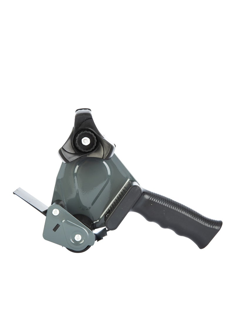 Deli E804 Compact Metal Tape Dispenser – 3-Inch Core, Grey & Red Assorted, Durable & Portable for Office, Postal & Retail Packaging (1PCS/Color Box) - Image 2