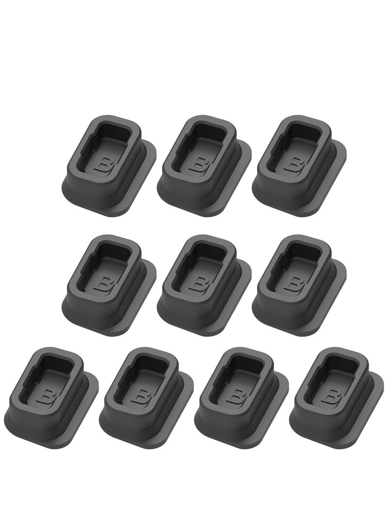 Watch Dust Plug Covers 10Pieces Anti-Dirt Silicone Proetction Caps Dustproof for COROS APEX42mm/46mm/PACE 2 Charging Port Protector Dust-Proof Protection Caps - Image 1