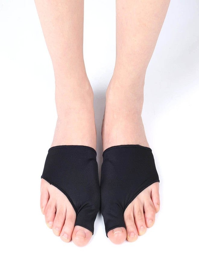FILFEEL Bunion Corrector Sleeve, Stretchy Hallux Valgus Corrector and Bunion Relief Protector Sleeves, Big Toe Separator Sock (black) - Image 3