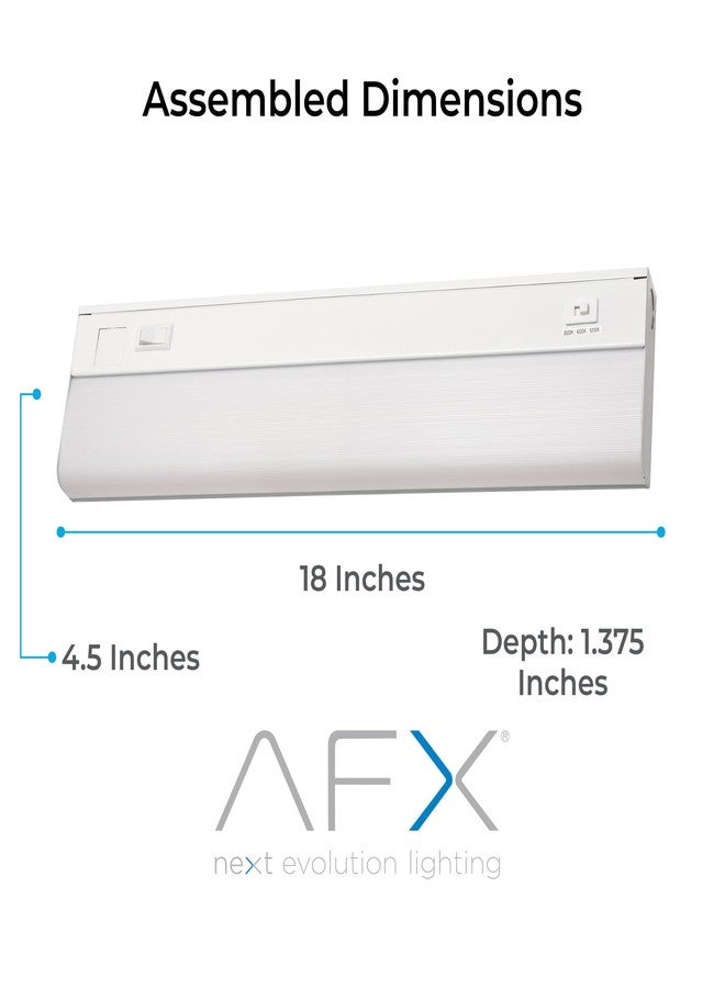 أفكس مصباح خزانة ملابس AFX 18 بوصة T5L LED - سلسلة سحب - أبيض - درجة حرارة لون قابلة للتعديل - Image 4