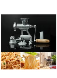 Generic طقم مفرمة لحم يدوية مكون من 11 قطعة باللون الفضي  - Image 3
