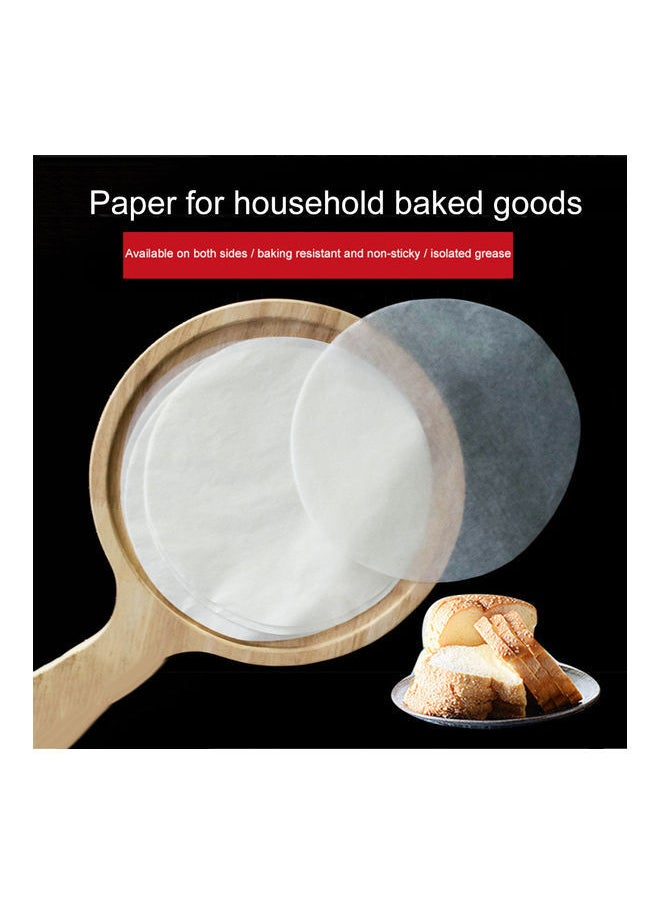 NIBEMINENT 100-Piece Non-Sticky Baking Papers White  - Image 2