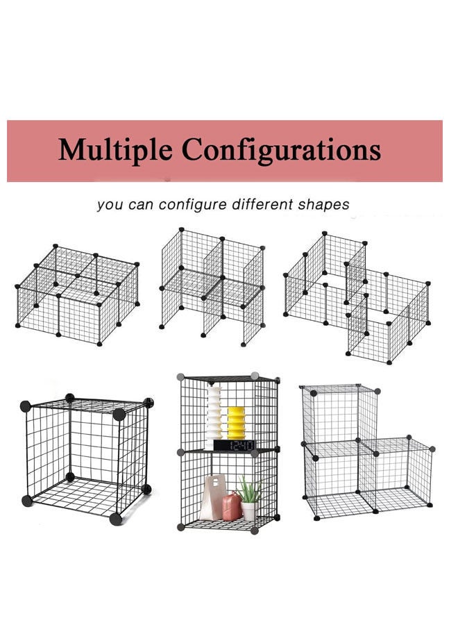 Pet Playpen Spliced Fence Cage Dog Enclosure Panels Puppy Rabbit Cat Foldable Storage Stackable Shelf - Image 4