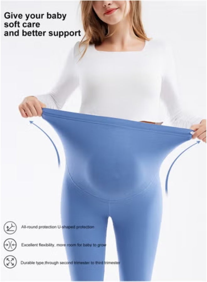 RedMapleTEK Pregnant Women Wear 3 Pieces Of Seamless Yoga Pants For Spring and Autumn  - Image 4