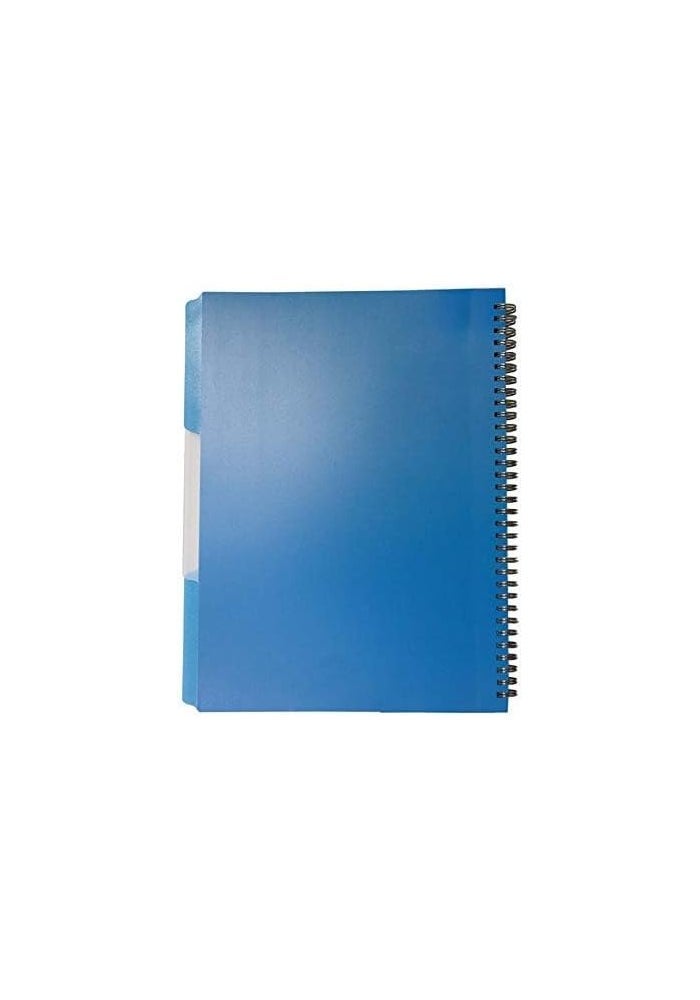 أتش كيو A4 3 Subject Poly Notebook, Blue | Strong Plastic Cover | Ideal for Students & Office Use - Image 5