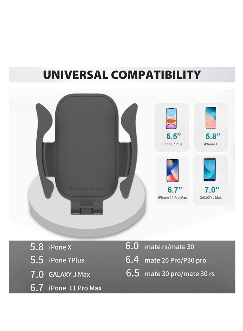 SYOSI Phone Holder for Tesla Model 3, Model Y, Cell Phone Mount Upgrade Silicone Silence Screen Phone Cradle Kits - Image 5