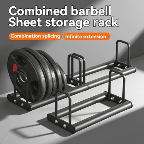 CYBEOE Weight Plate Rack for Home Gym - Weights Rack for Plates Use Singly or Combine Multiple Units | Olympic Weight Plate Rack Up to 660 LBS - New Model Bumper Plate Rack for Easy Plate Changes(1Unit) - Image 3