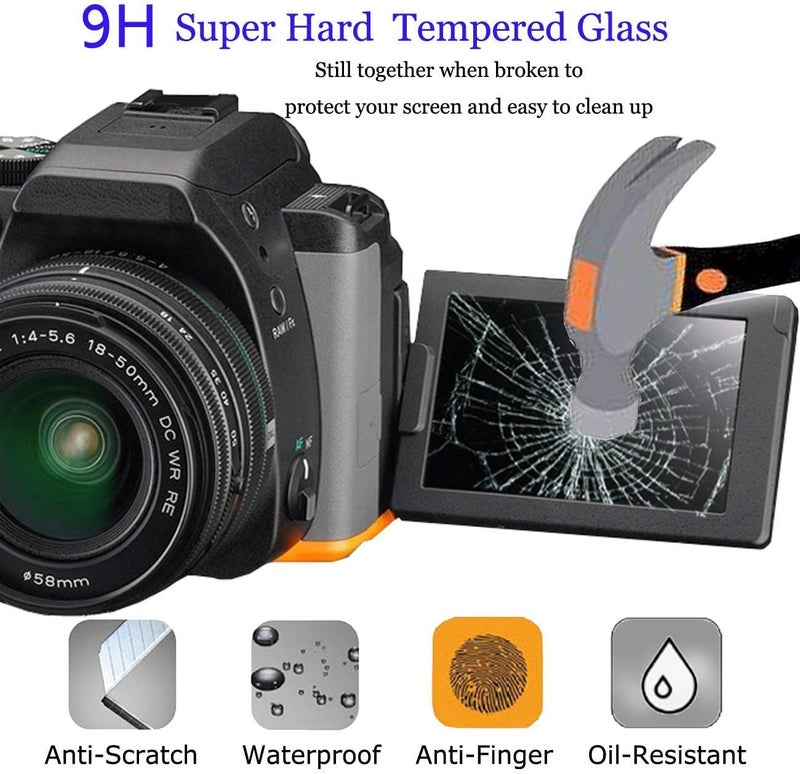 ShabeEat واقي شاشة متوافق مع كاميرا Canon Powershot sx740 hs sx730 hs الرقمية، زجاج مقسى مضاد للخدش، غطاء حماية صلب وشفاف من نوع Clera - Image 3