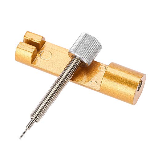 Salmue Watch Band Link Pin Remover Tool, Metal Bracelet Strap Pins Removal Device,Watch Band Strap Link Pin Adjuster Remover Repair Tool Accessory Kit for Watchmakers with 3 Extra Pins - Image 4