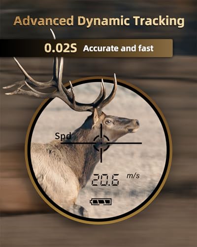 AOFAR HX-700N Hunting Range Finder 700 Yards Waterproof Archery Rangefinder for Bow Hunting with Range and Speed Mode, Free Battery, Carrying Case - Image 3