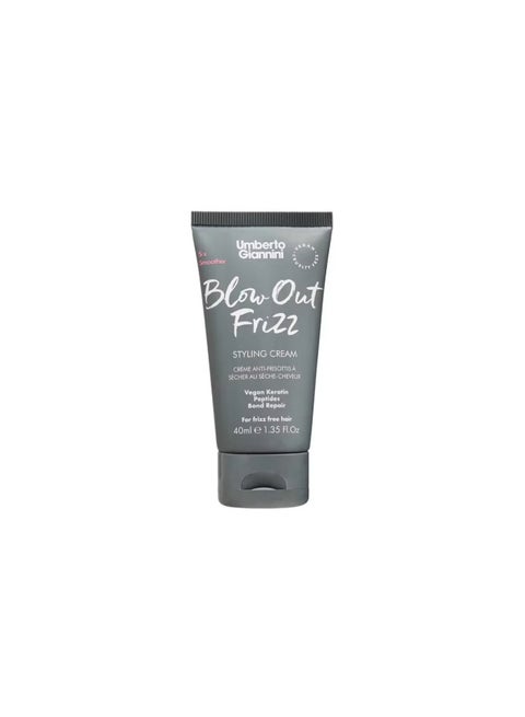 Frizz-Fighting Blowout Styling Cream - Smooths Hair & Protects from Heat, Reduces Frizz for a Sleek, Polished Blowout (40 ml)