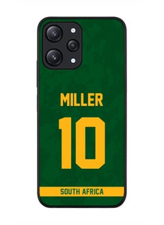 Cover for Xiaomi Redmi 12 4G Case, Rugged Black Slim Fit Soft Flexible Thin Protective Phone Cases - Player Name - AB de Villiers, Jersey Number- 17