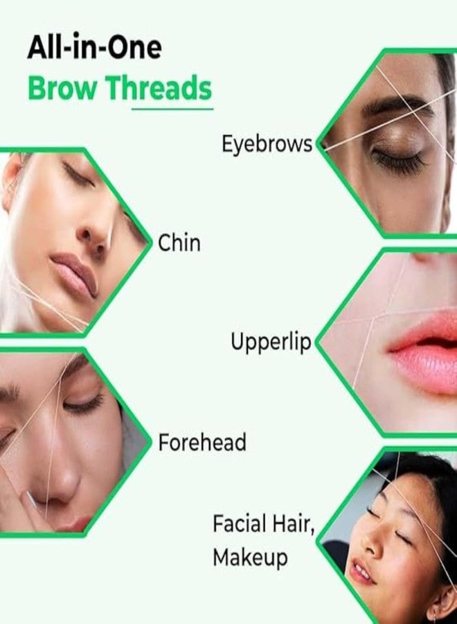 خيط قطني عضوي لإزالة شعر الوجه والحواجب من أورجانيكا، 9 غرام، لإزالة الشعر - بكرة واحدة × 300 متر - Image 5