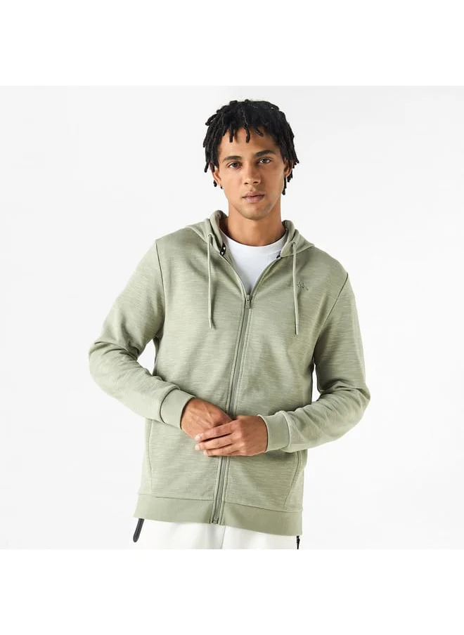 Kappa Kappa Solid Hooded Sweatshirt with Pockets