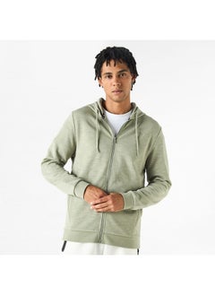 Kappa Kappa Solid Hooded Sweatshirt with Pockets  - Image 1