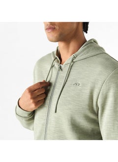 Kappa Kappa Solid Hooded Sweatshirt with Pockets  - Image 4
