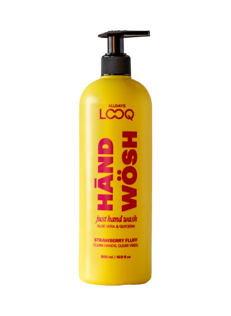 LOOQ Hand Wash - Strawberry Fluff 500ml