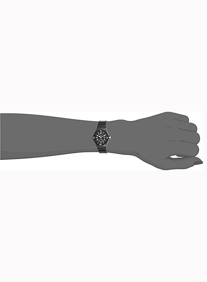 CASIO Women Water Resistant Analog Watch LRW-200H-1BVDF - 33 mm - Black - Image 3