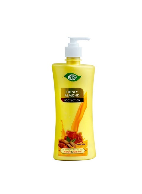 Natural Honey Almond Intense Hydrating Body Lotion, Enriched With Extracts Of Brahmi And Aloe Vera For Pigmentation And Dry Skin, Soft And Glowing Skin, 500Ml, Pack Of 1