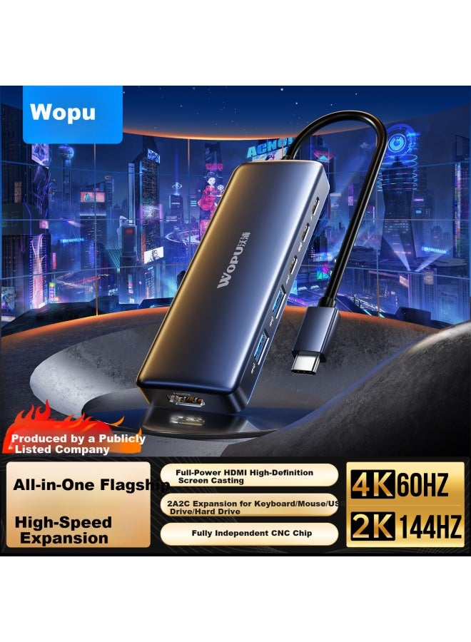 Wopul Type-c High-speed Docking Station Apple Usb-c To Hdmi Adapter 4k60hz Huawei Laptop Ipad Phone Macbook Splitter Converter - Image 1