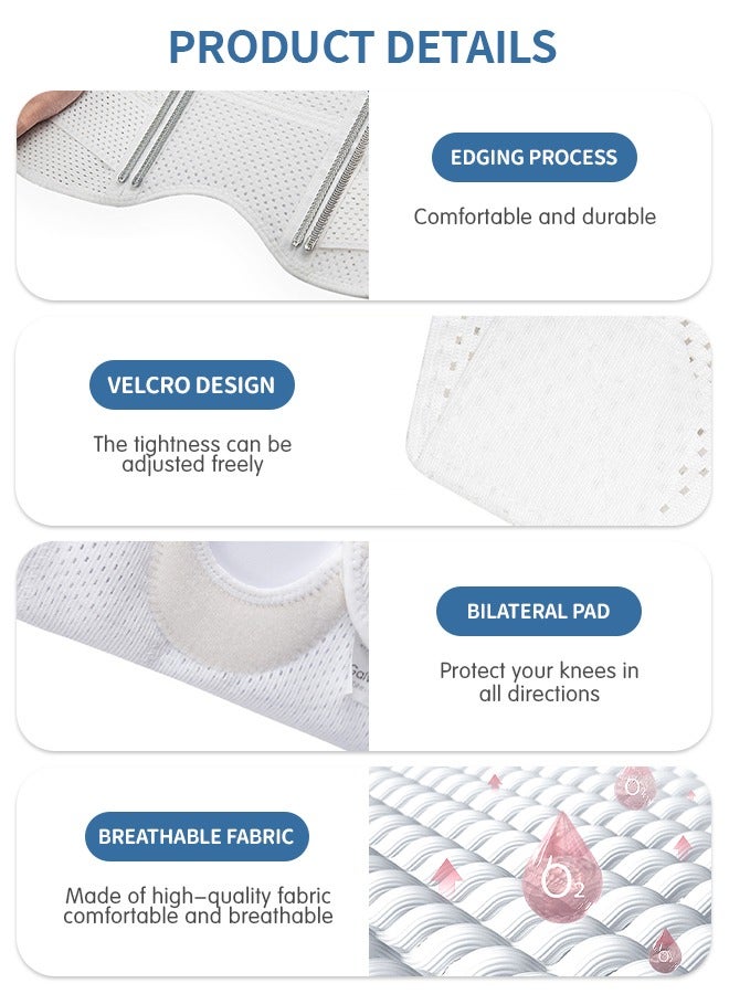 GROIC Knee Brace with Side Stabilizer, Knee Protector for Meniscus Torn Knee Pain ACL MCL Arthritis Injury Recovery, Sports Protective Equipment - Image 4