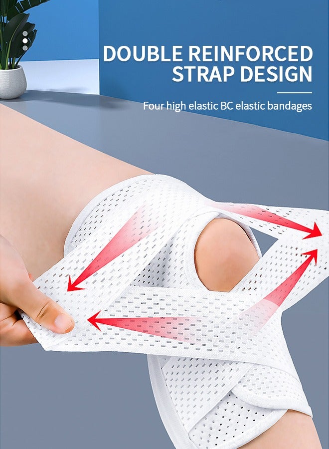 GROIC Knee Brace with Side Stabilizer, Knee Protector for Meniscus Torn Knee Pain ACL MCL Arthritis Injury Recovery, Sports Protective Equipment - Image 3