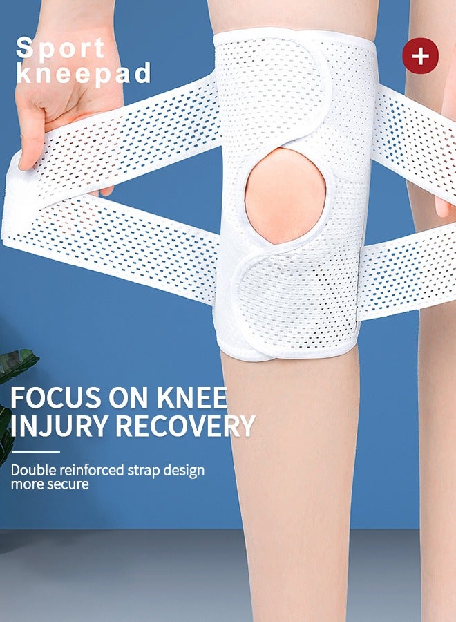 GROIC Knee Brace with Side Stabilizer, Knee Protector for Meniscus Torn Knee Pain ACL MCL Arthritis Injury Recovery, Sports Protective Equipment - Image 2