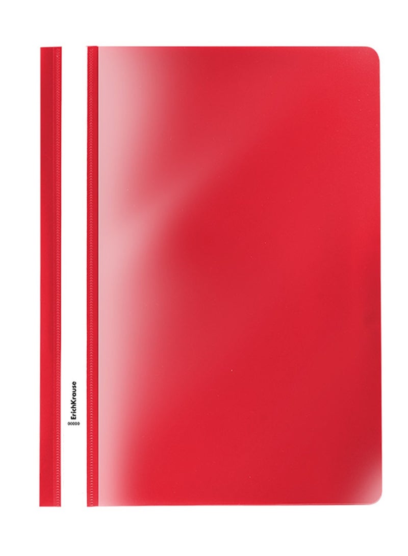 ErichKrause 20-Piece A4 Size Report File With Fastener Red - Image 3