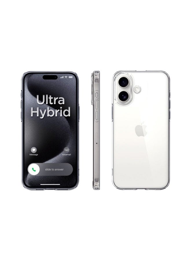 iPhone 16 Case Clear,  Drop Protection, iPhone 16 Cover Slim with Shockproof Protective Bumper, Anti Scratch & Fingerprint, 16 Case Cover 6.1 inch Clear - Image 1