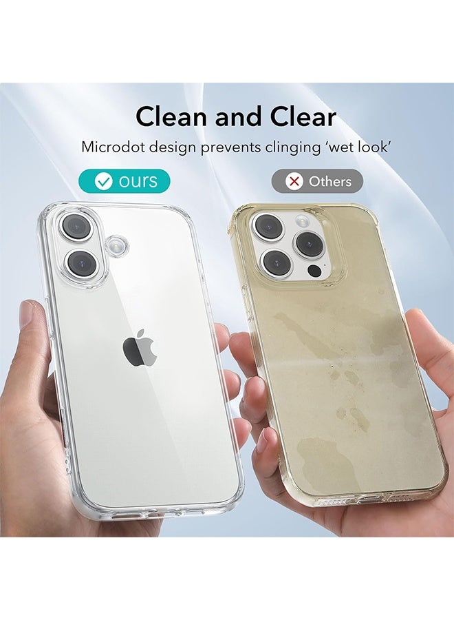 iPhone 16 Case Clear,  Drop Protection, iPhone 16 Cover Slim with Shockproof Protective Bumper, Anti Scratch & Fingerprint, 16 Case Cover 6.1 inch Clear - Image 3