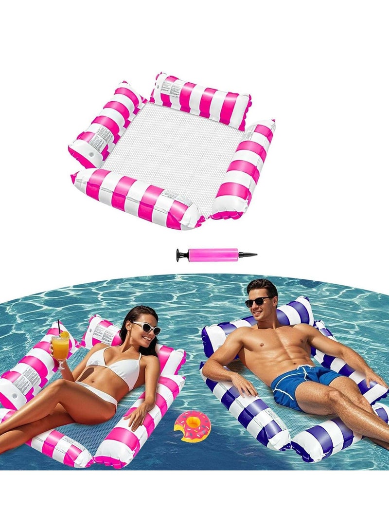 JOGAMS Inflatable Pool Float Chair Lounge for Floating, Inflatable Pool Float Hammock, Multi-Purpose Water Hammock with Arm, Inflatables Pool Rafts Bed for Swimming Pool Beach Sea - Image 2