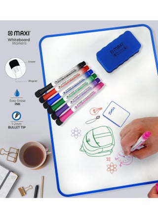 6-Piece Magnetic Whiteboard Marker with Eraser - view 4