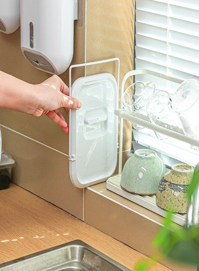 KKpxafl Pot Lid Holder & Spoon Rest - Foldable Non-Slip Silicone Base Kitchen Organizer with Hook, Countertop Space-Saving Utensil & Lid Rack - Image 4