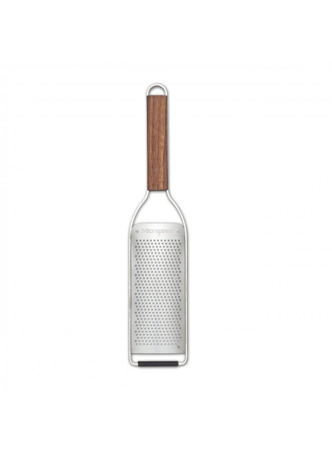 Microplane - Microplane Master Series Wood Handle Stainless Steel Frame Fine Blade Cheese Grater - Image 1