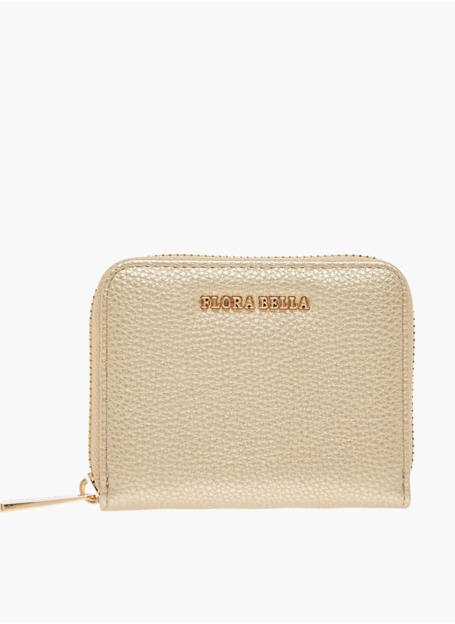 Flora Bella By Shoexpress Womens Textured Zip Around Wallet  - Image 1
