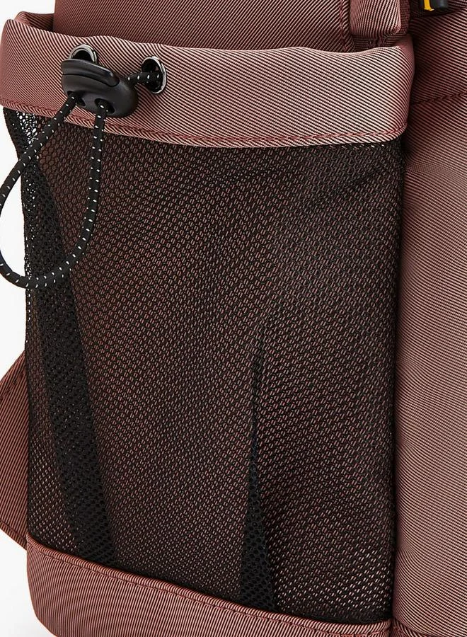 Missy PINK Solid Backpack With Front Bungee Cinch for Women | Best Price UAE