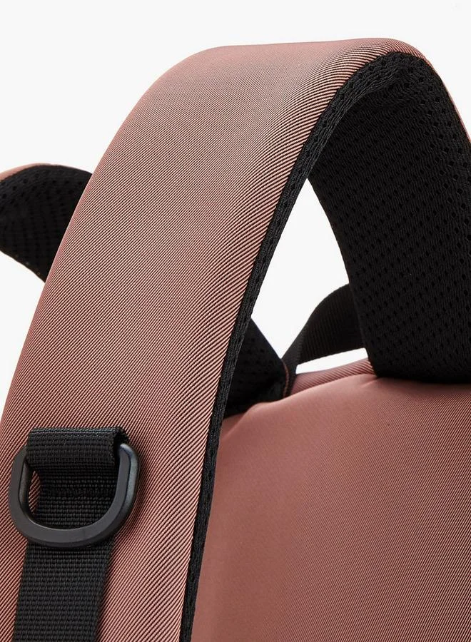 Missy PINK Solid Backpack With Front Bungee Cinch for Women | Best Price UAE