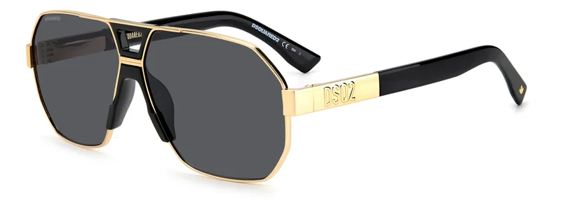 DSQUARED2 Square Double Bridge Sunglasses Frames